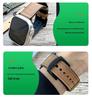 Versatile Leather Strap with Crazy Horse Pattern for Apple and Samsung Smartwatches