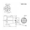 390 DC Motor 12 Teeth 3.7V 3500RPM High Speed Large Torque Mini Motors for Electric Brush / Small Home Appliances