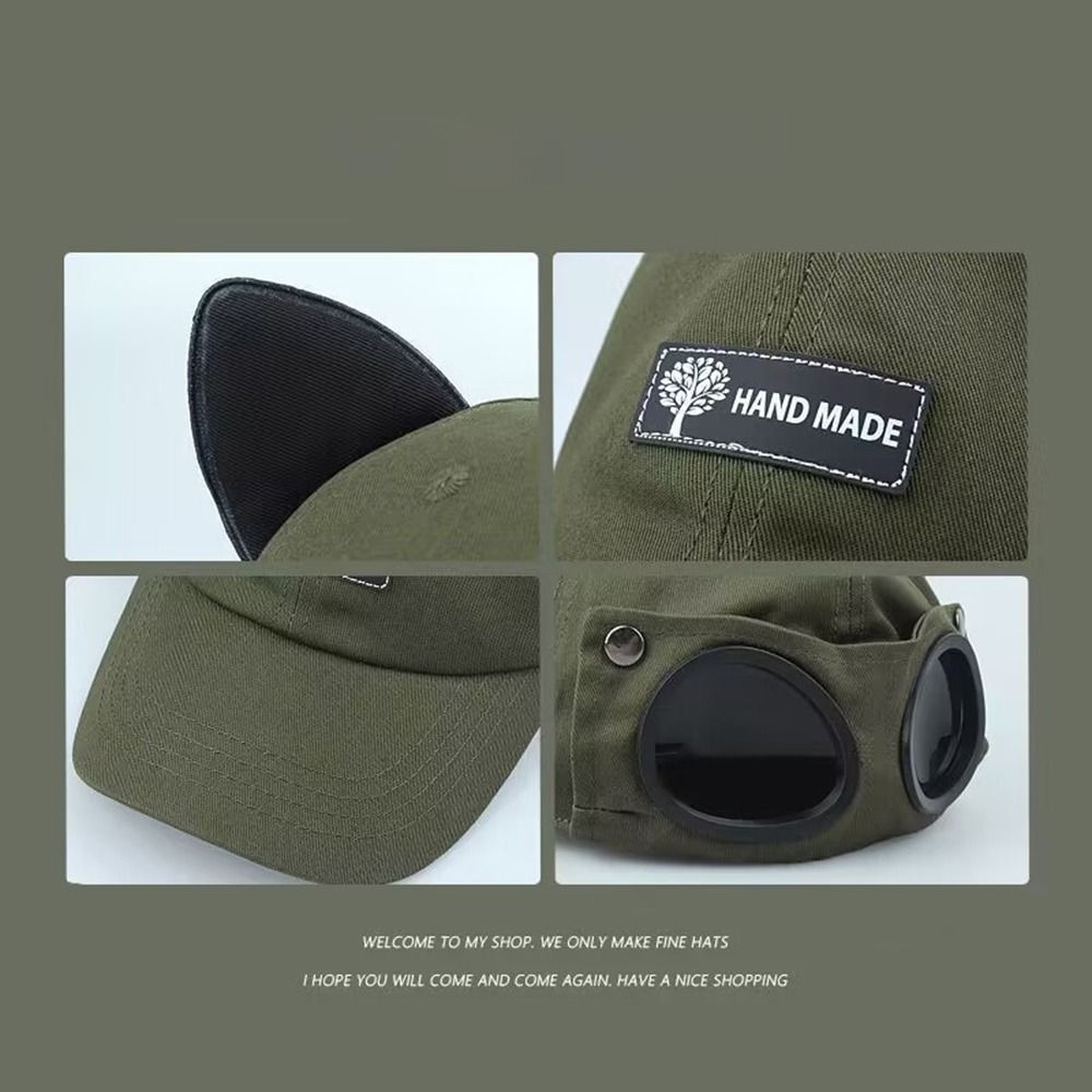 Quick Dry Sunscreen Hats With Sunglasses Design Golf Dad Hat Hip Hop Snapback Caps Men Women