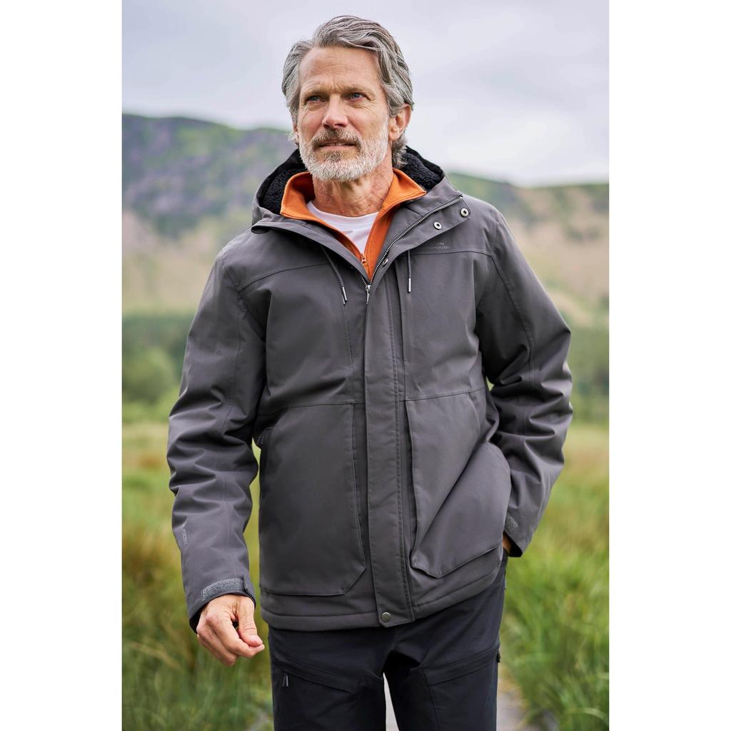 Mountain Warehouse Men's Coastline Borg Waterproof Jacket