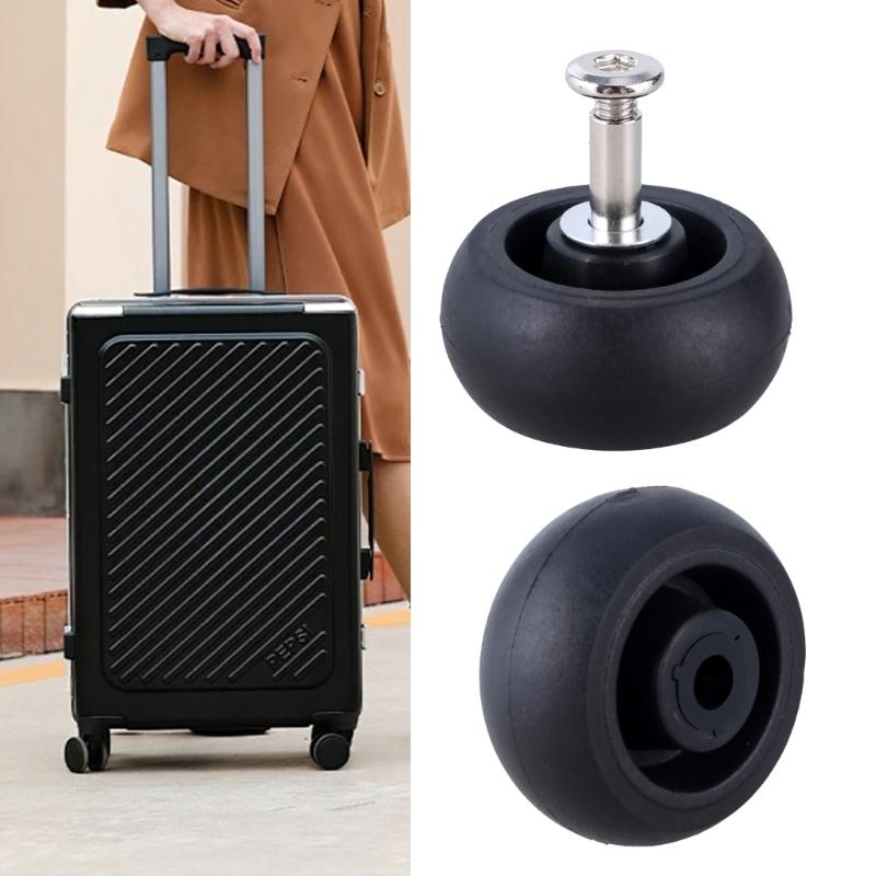 Set of 4 Travel Luggage Suitcase Replacement Wheels 40x18mm Plastic Caster Wheels Repair Kits Shelf Replacement Wheels