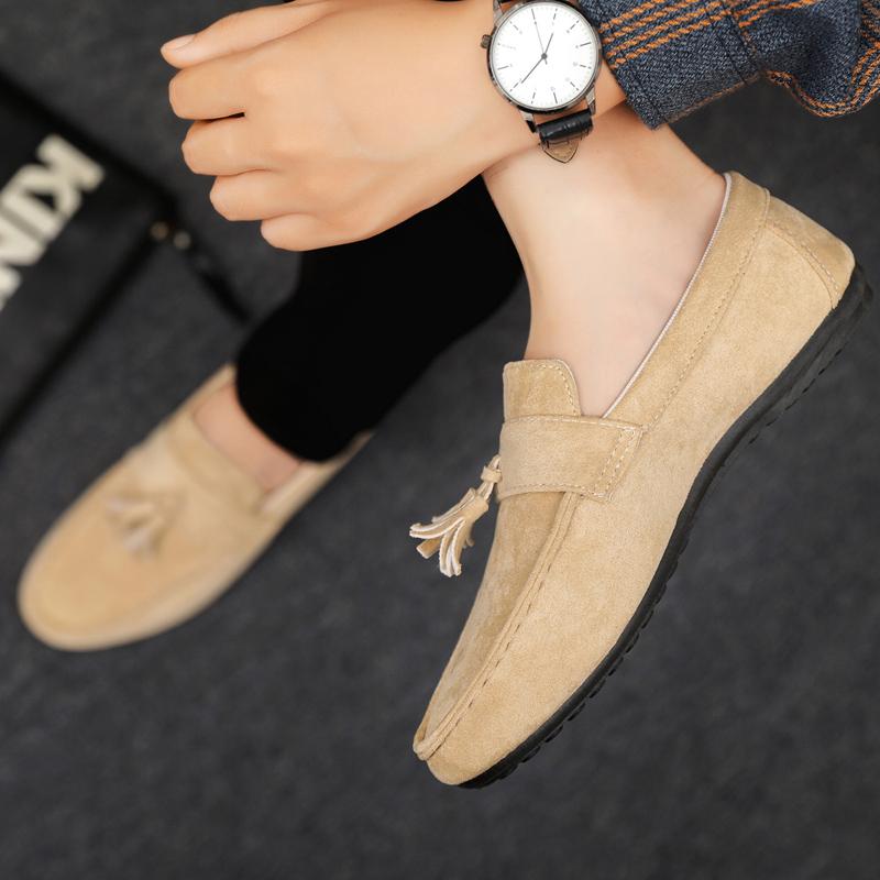 Tassel Man Moccasins Large Size 45 46 Penny Loafers Men Casual Shoes Lightweight Slip On Men's Flats Fashion Male Driving Shoes