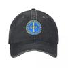 Spain Asturias Flag Baseball Cap Retro Distressed Denim Victory Cross Snapback Hat Unisex Women Outdoor Summer Caps Hat