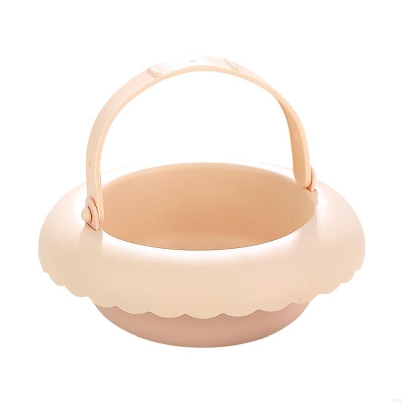 

Gentle Hair Friendly Brush Cleaning Basins With Wide Grip Handle In Two Modern Color Addition J0MC