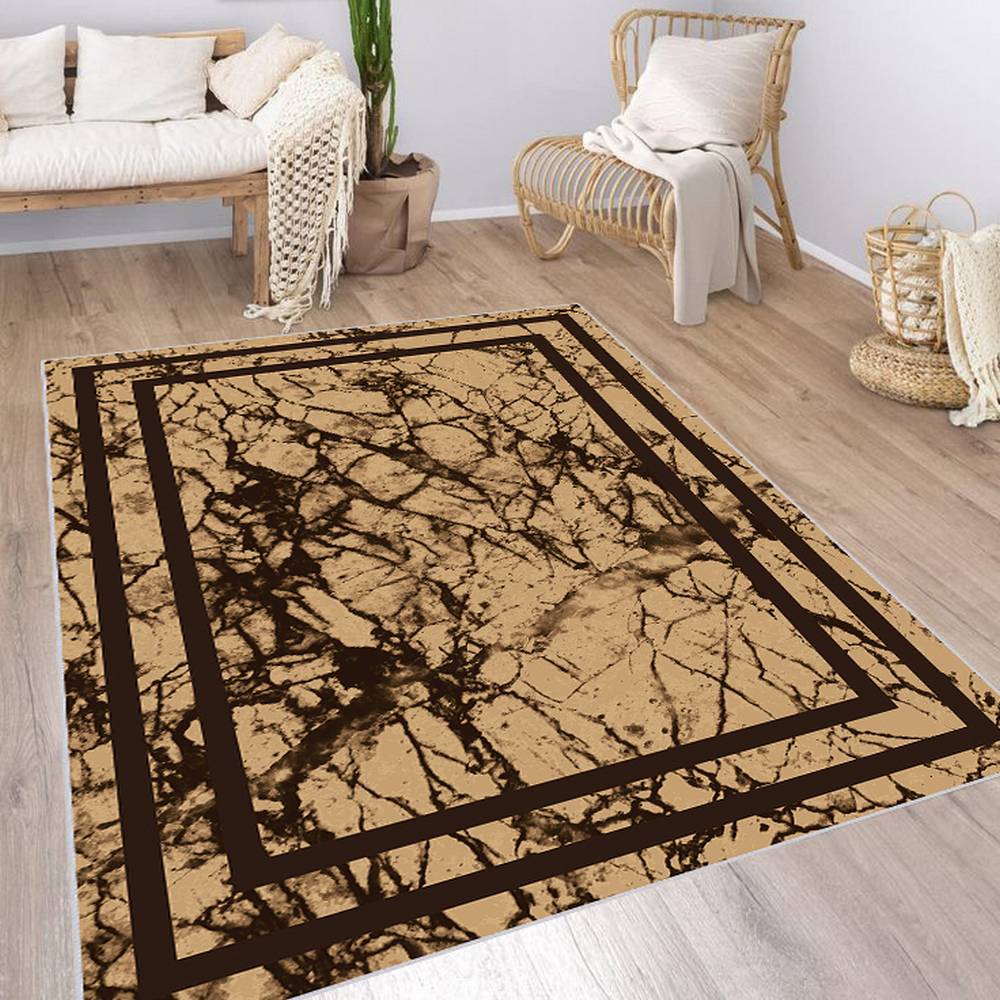 

Eliana Home Washable Printed Carpet LNA1975-SM387 50x80 коричневый