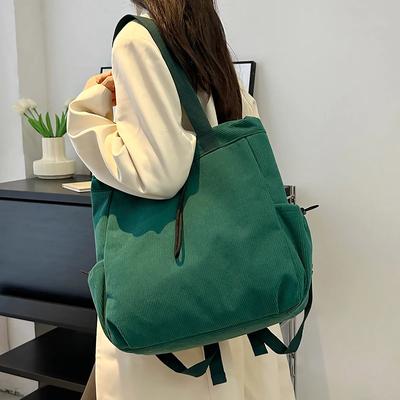 Retro Style Sweet Student Bag High-capacity Backpack Light Strong Durable Handbag Good-looking Travel Backpack