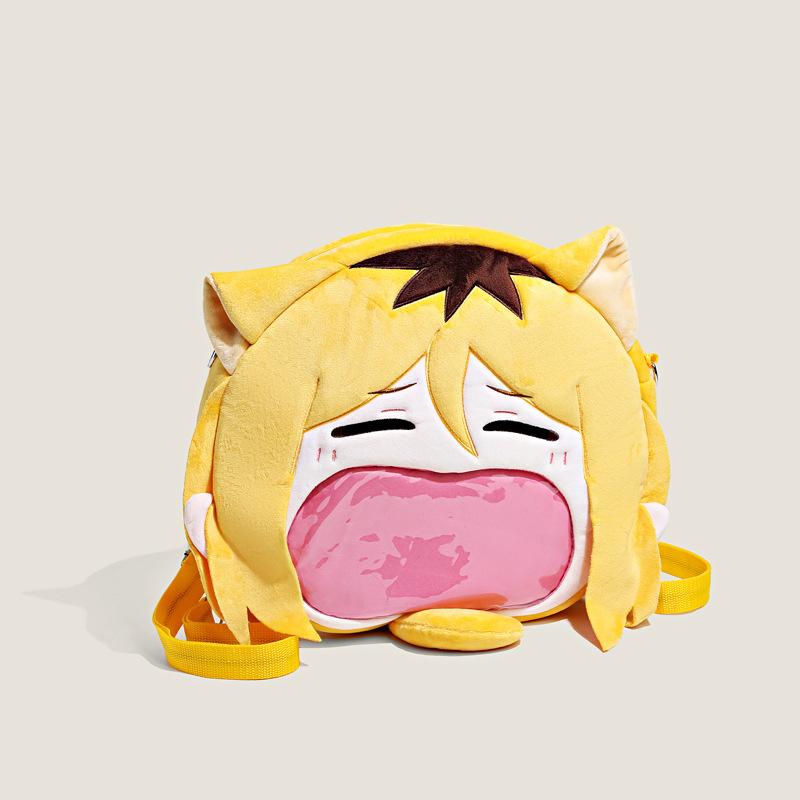 

Плюшевый Рюкзак Мультяшная Сумка Для Хранения Сумка Через Плечо жёлтый