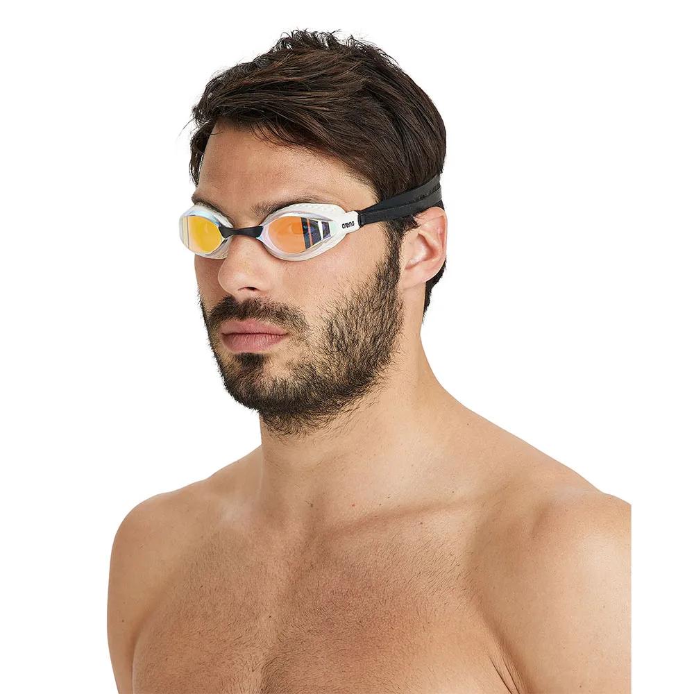 Arena Plastic Swimming Goggles with Mirrored Coating Airspeed
