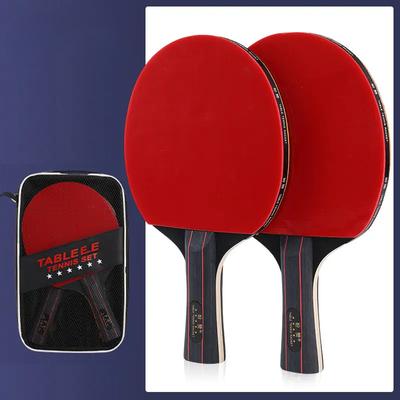 Table Tennis Racket 4 Star Newbie Training Ping Pong Racket Set Rubber Kids Hight Quality Blade Bat Paddle with Tennis