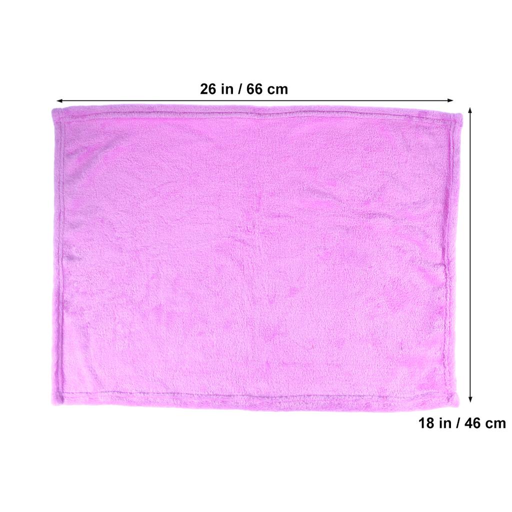 Flannel Fleece Cat Blanket Soft Warm Thick Pet Bed Cover for Small Medium Cats Pink 150x120cm Living Room Bedroom Use