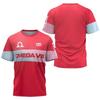 2025 summer new men's short-sleeved badminton T-shirt table tennis club shirt fast dry summer