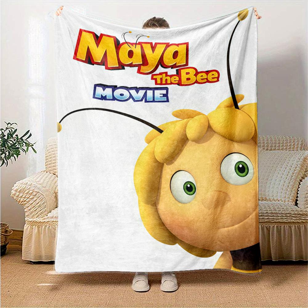 Maya Bee Blanket, High quality Comfortable for All Seasons, Home Decor, Warmth and Comfort