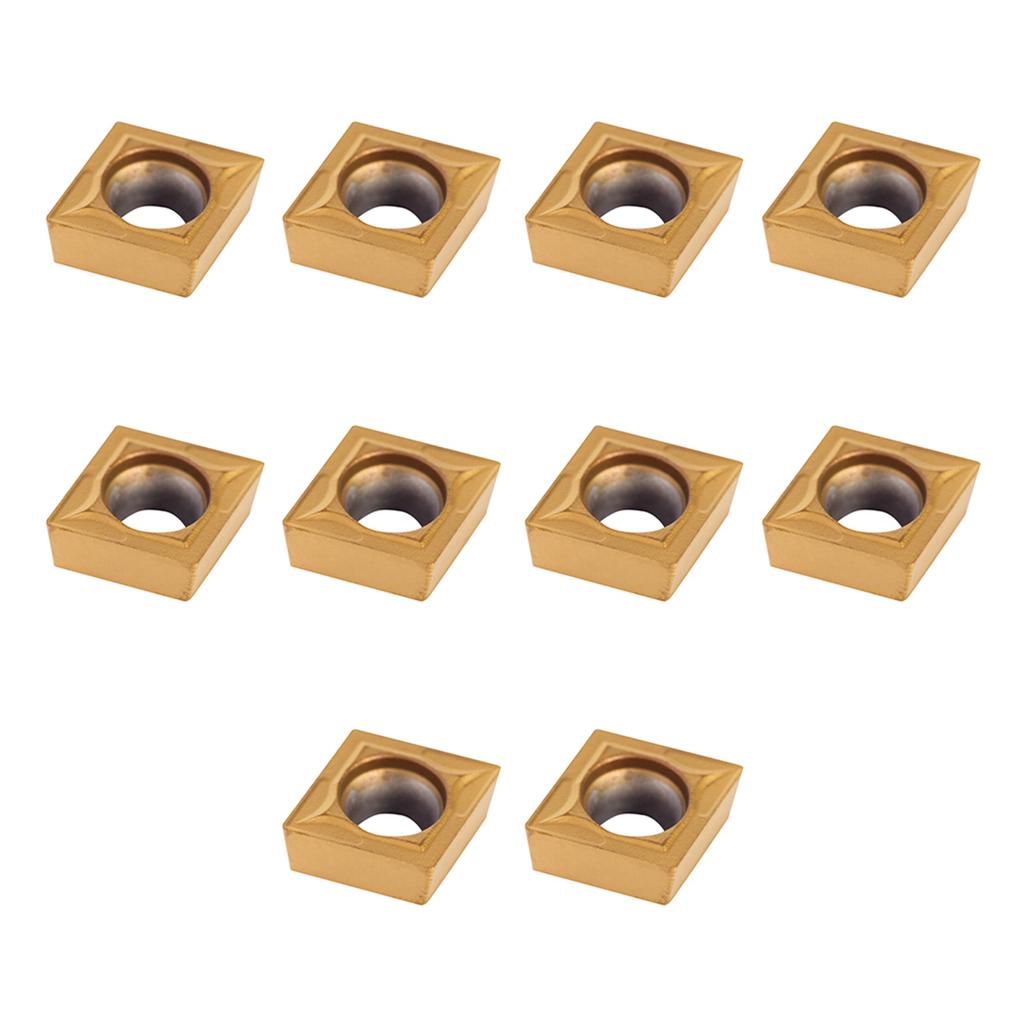 10pcs CNC Carbide Tips Inserts Blade Cutter Lathe Turning Tool With Box
