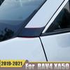 Car Outside  A Column Cover Pillar A Trim Frame Sticker Exterior Accessories For Toyota RAV4 XA50    2022 ABS Chrome