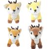 Forest Animal Giraffe Plush Toy Deer Doll Ragdoll Backpack Pendant
