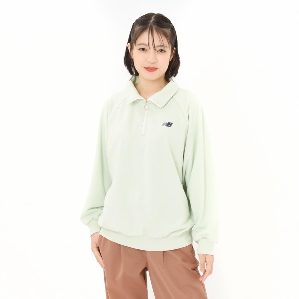 

New Balance Half Zip Pullover Num Натуральный мятный Awt45704 Num S