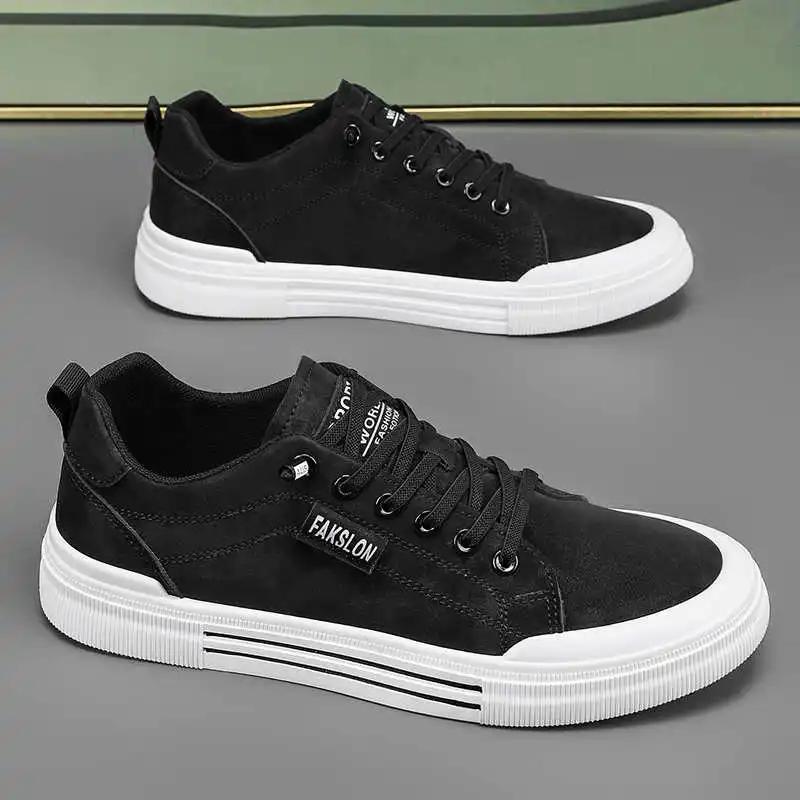 Fashion Slip-resistant Ankle Classic Black Shoes Tennis Black Men's Sneakers Retro Sport Universal Brands Sunny Special Use Luxo