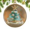 Christmas Tree Decorations Acrylic Christmas Coastal Decoration Beach Themed Pendant For Window Wall Living Room Holiday Home