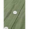 Men's Long Sleeve Stand Collar Henley Casual Shirt.