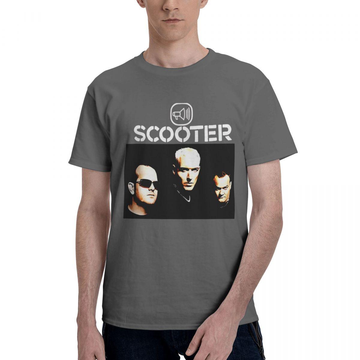 BenberFashion Nieuwe Scooter Techno Harde Trend Duitse Band 100% Katoen Casual Ademend Comfortabel Man Hoge Kwaliteit Herenkleding Grappig Cadeau 4XL