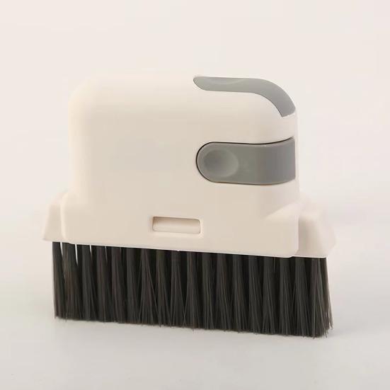 Window Track Cleaning Brush with Non-Slip Grip Ergonomic Handle Stiff Bristle Crevice Brush Narrow Gaps Groove Cleaning Tool