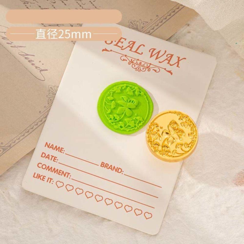 European-style Retro Sealing Wax Stamp Head Snowflake Wax Seal Stamp Polyshaped Head  Stamp