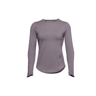 Infused Meridian Crew Long Sleeve Solid Color Casual Sports Breathable Straight Fit Round Neck T-Shirt Women Tops 1360568-585