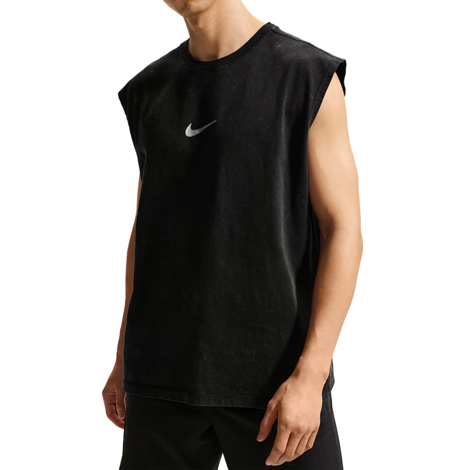 Nike Tank Tops Men`s Black Crew