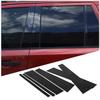 6pcs PC Black Window Center Pillar Cover Trim For Land Rover Freeland2 LR2 07-15