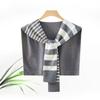 Elegantes Tuch kombiniert mit einem Hemd für Frühling und Herbst 2026 Neues gestreiftes Stricktuch und Schulterschutz Doppelt verwendbarer Umhang