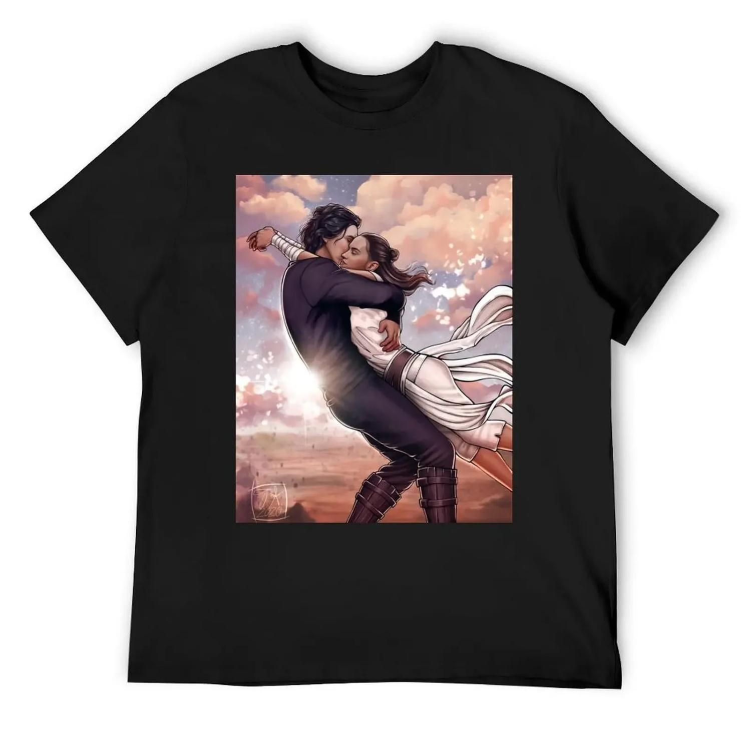 

Reylo - Till the End of Time T-Shirt anime figures custom t-shirts hippie clothes plus size men clothing XXXXXL чёрный