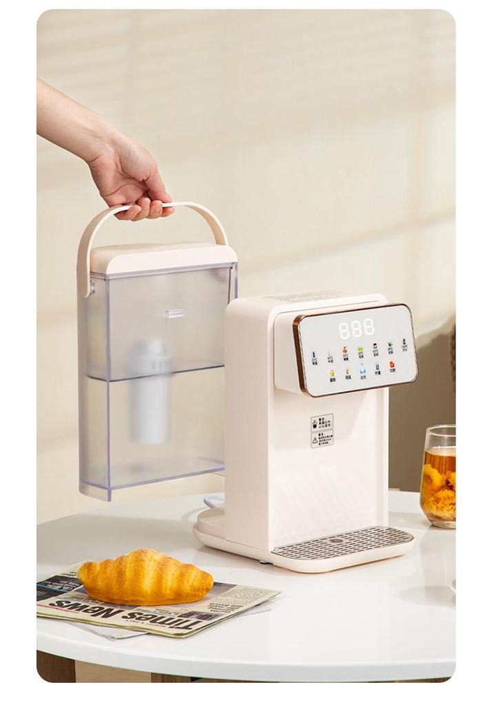 Sofort heizender kleiner Wasserspender für Zuhause, Büro oder Teebar mit Tischfilter-Wasserkocher.