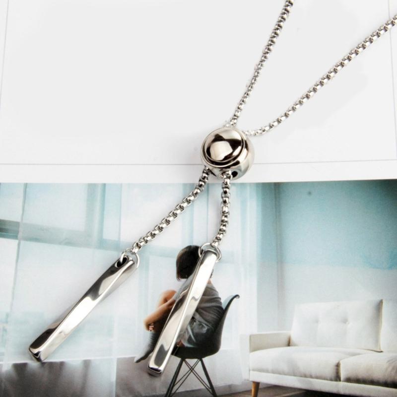 Sexy Bolo Tie Necklace Bead Cool Collar Chain Delicate Lariat Bead Chokers