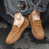 Handmade Suede Leather Casual Men Shoes Design Sneakers Man Comfortable Leather Shoes Men Ankle Boots Hot Sale Moccasins Driving