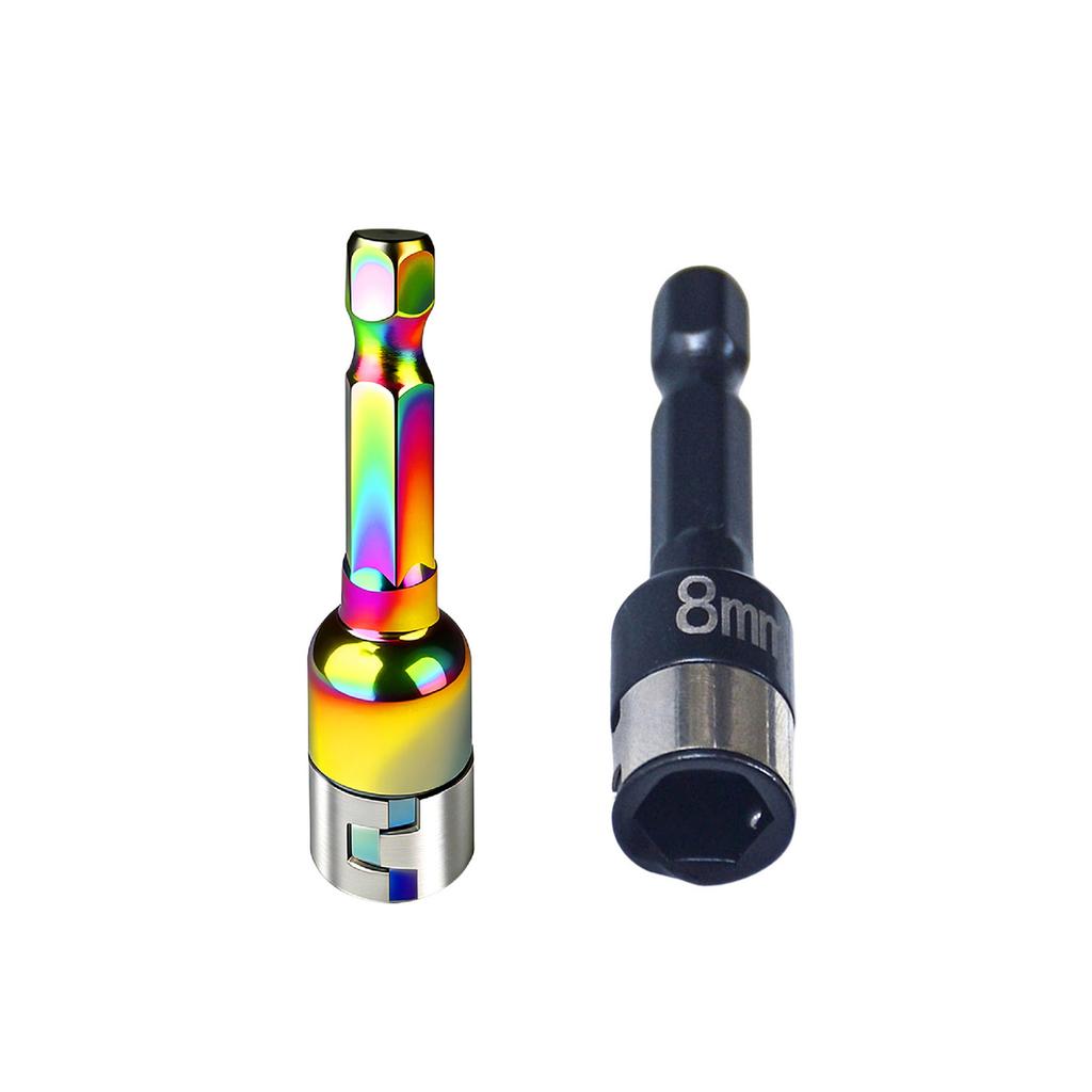 2pcs Or 3pc 8mm Hex Steel Ball Socket Bit High Torque Non Magnetic Quick Release Multimeter Herramientas Soldering Iron