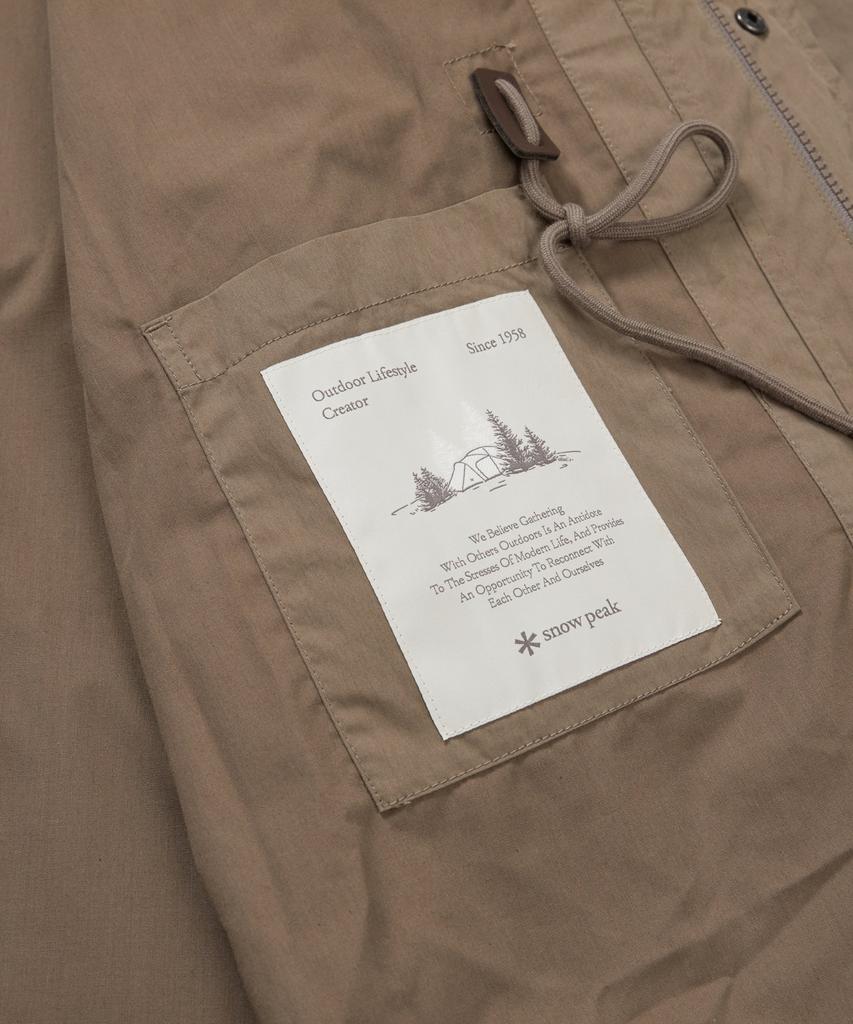 Snowpeak Apparel Kland Mid-Length Field Jacket (S24Fudjk92) Cocoa