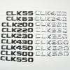 3D Number Letters Badge Emblem Rear Trunk Logo For Mercedes-Benz CLK55 CLK63 CLK200 CLK220 CLK280 CLK320 CLK350 CLK430 CLK500 NZ7