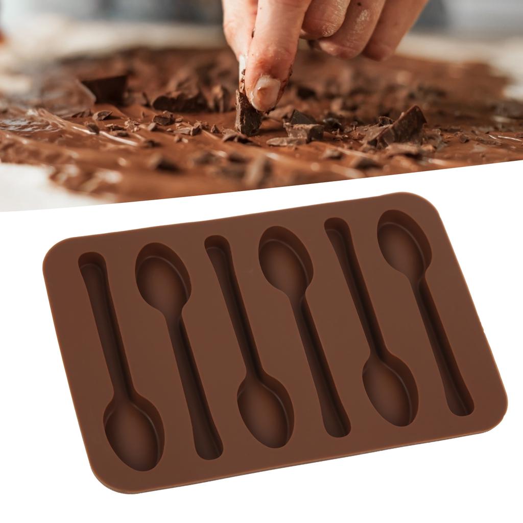 Cake Chocolate Mold NonStick Spoon Shape DIY Baking Mould Tool Bakeware Kitchen Accessories(Spoon Shape )
