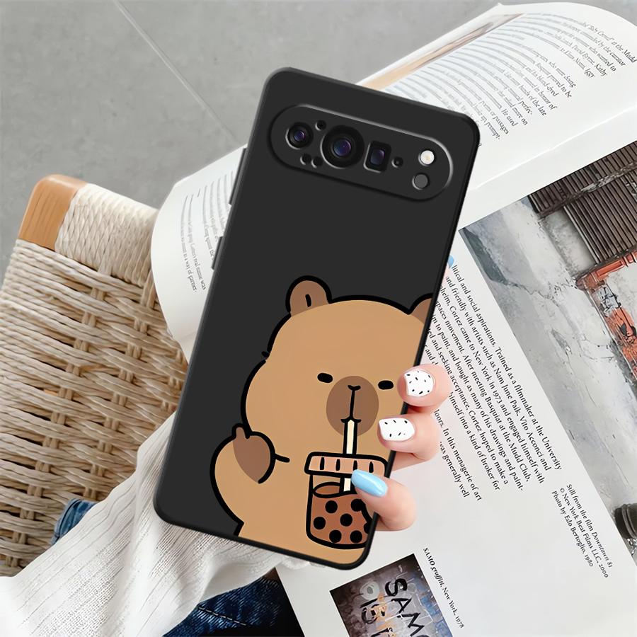 

Funny Capybara Case for Google Pixel 6a 8a 10 9 Pro XL 9a 6 7 8 Pro 7a Funda Phone Cover Google Pixel 6a
