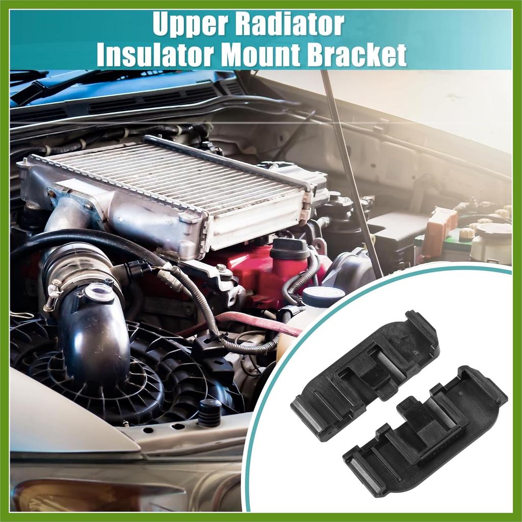 2pcs Upper Radiator Insulator Mount Bracket for Chevrolet Malibu 2016-2022 for Buick LaCrosse 2017-2019 No.23336339/23336340 Vehicle Components
