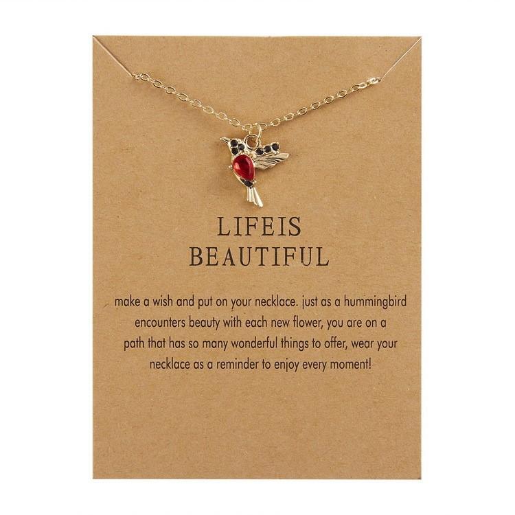 Hummingbird Animal Earrings With Rhinestone Decor For Unique Party Wear