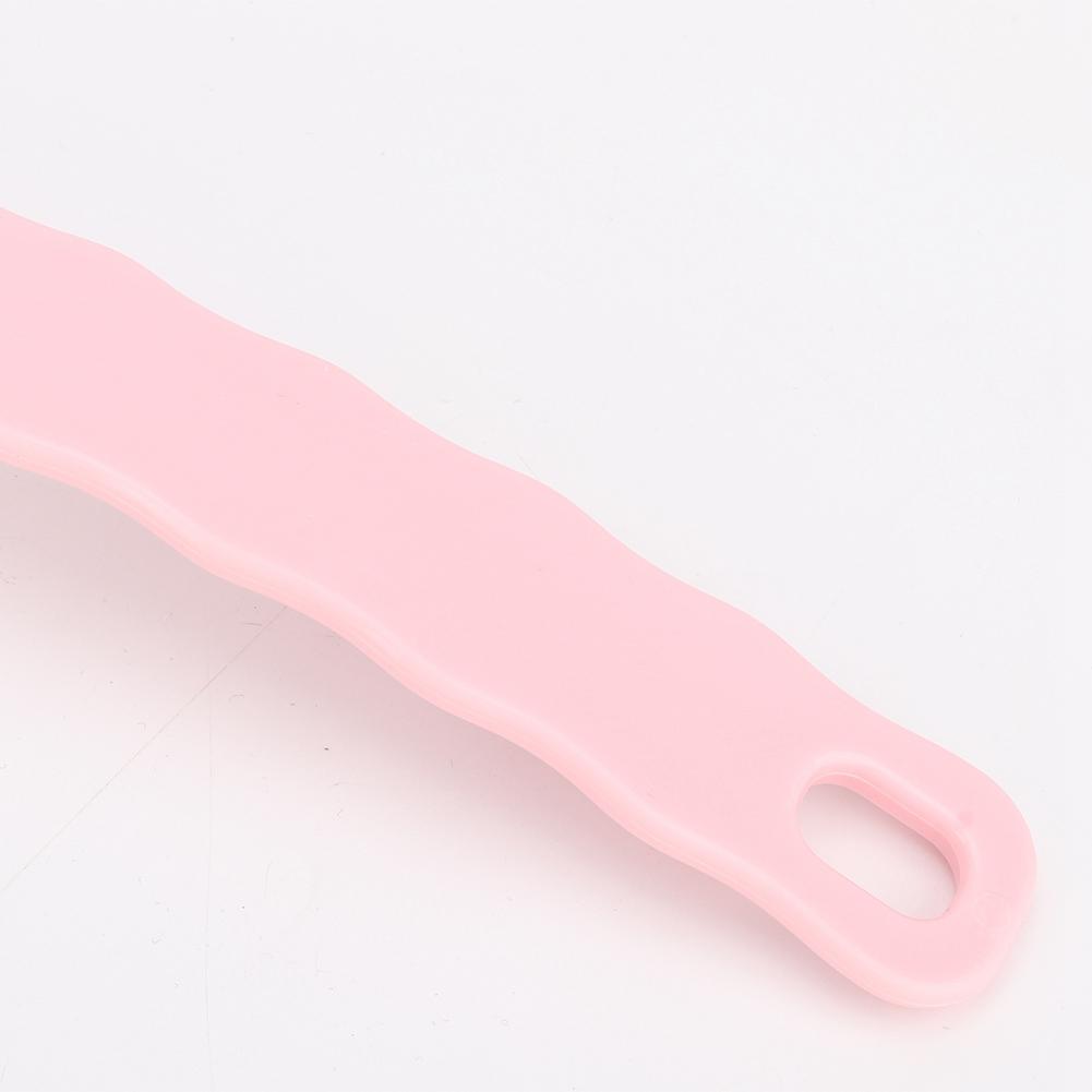 Langt skaft Bade Dusj Ball Børste Mesh Svamp Kroppsbørste med Hengehull