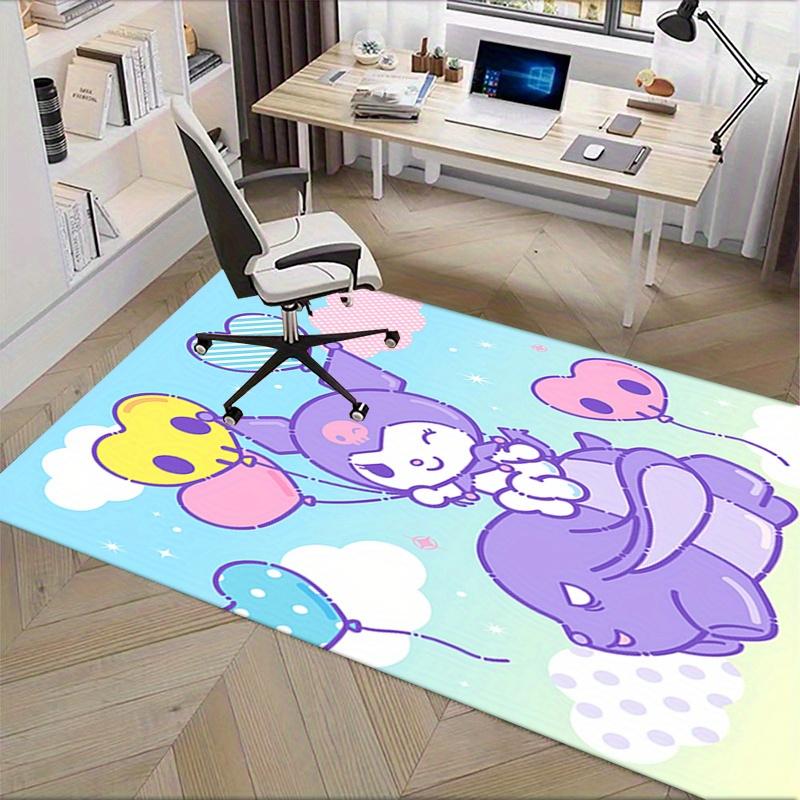 Office Rug Cute character, Balloons Anti-Slip Rug, Machine Washable for Living Room, Bedroom, Office, Multiple Sizes, Bedroom Mat, Decorative Mat, Dur