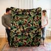 Bemalte Leopard Digitaldruck Polyester Schlafzimmer Samt Flanell Decke Vlies weiche Sofadecken für Betten