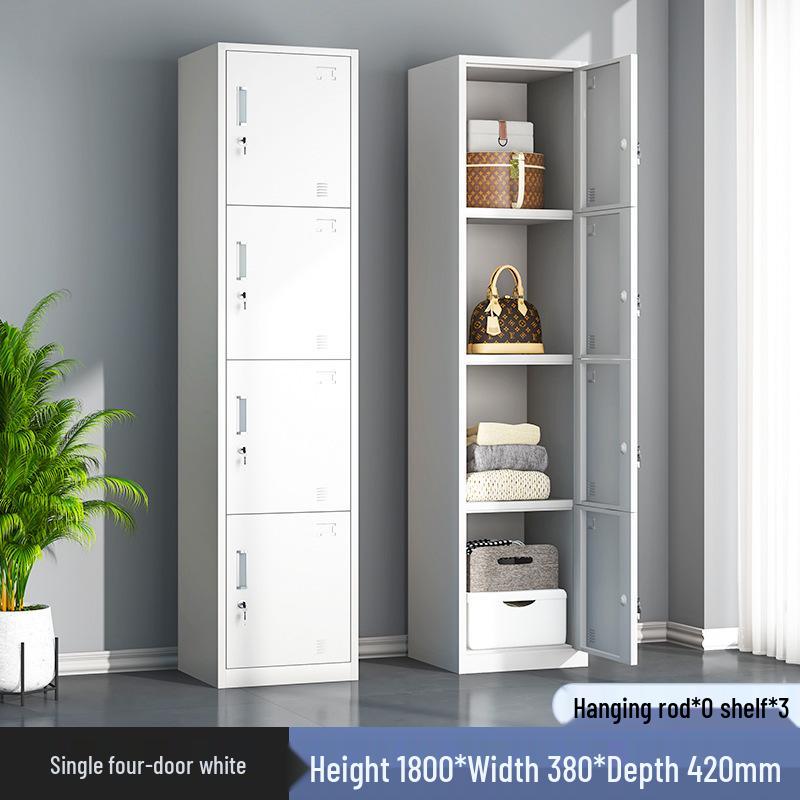 Single Door Steel Locker Cabinet for Employee or Dormitory Use