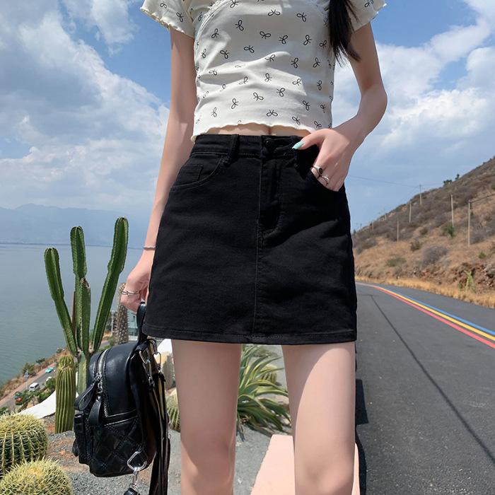 

Ностальгическая юбка А-силуэта с высокой талией для женщин на весну и лето Новая юбка-пакет для женщин на весну и лето 2XL