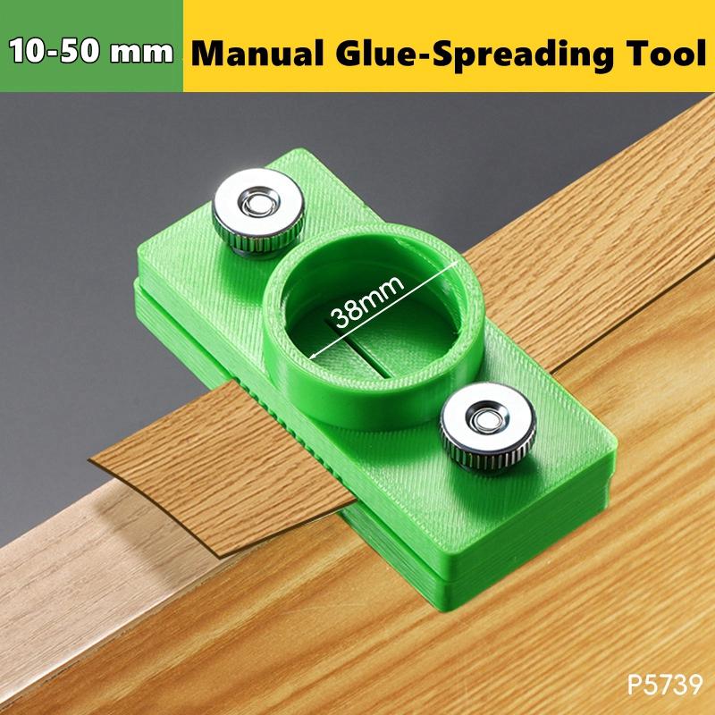 Woodworking Edge Banding Glue Applicator Board Brush Glue Limiter Multi Functional Installation Fixture Adjustable Manual Tools