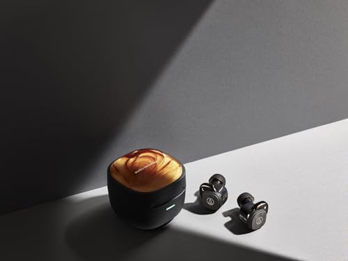 Audio-Technica ATH-SQ1TW2 GY Earphones Bluetooth Macchiato Pattern 20 Hours Multi-point Compatible Charcoal Gray