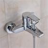 Chrome Bathroom Faucets Bathtub Facuet Wall Mounting Cold and Hot Shower Faucet Dual Spout Single Handle Mixer Tap