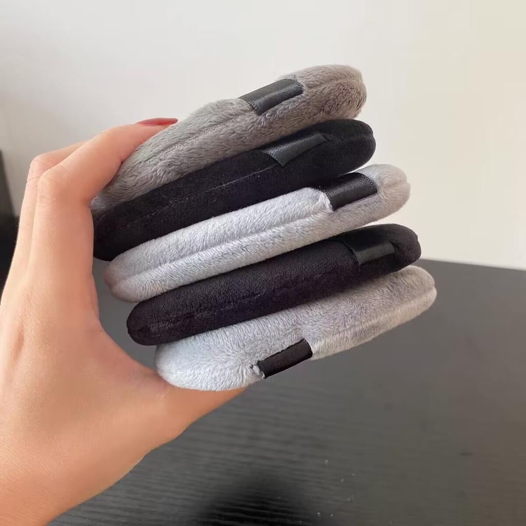 1Pc Water Drop Shaped Soft Powder Puff, Triangle Pointed Makeup Tool For Foundation & Loose Powder, Makeup Puff, Makeup Blender Sponge